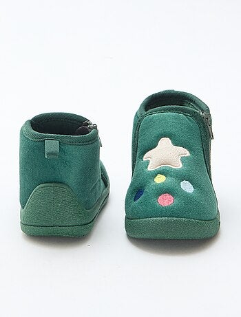 Zapatillas botín lúdicas navideñas
