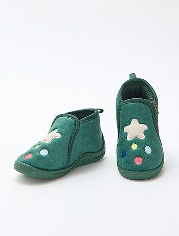 Zapatillas botín lúdicas navideñas