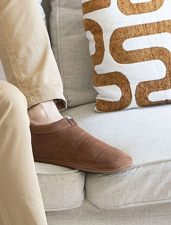 Zapatillas botines Ante - Suela de goma ultrasuave hombre Isotoner