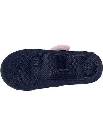 Zapatillas botines con cierre de velcros, buena sujeción bebé niña isotoner