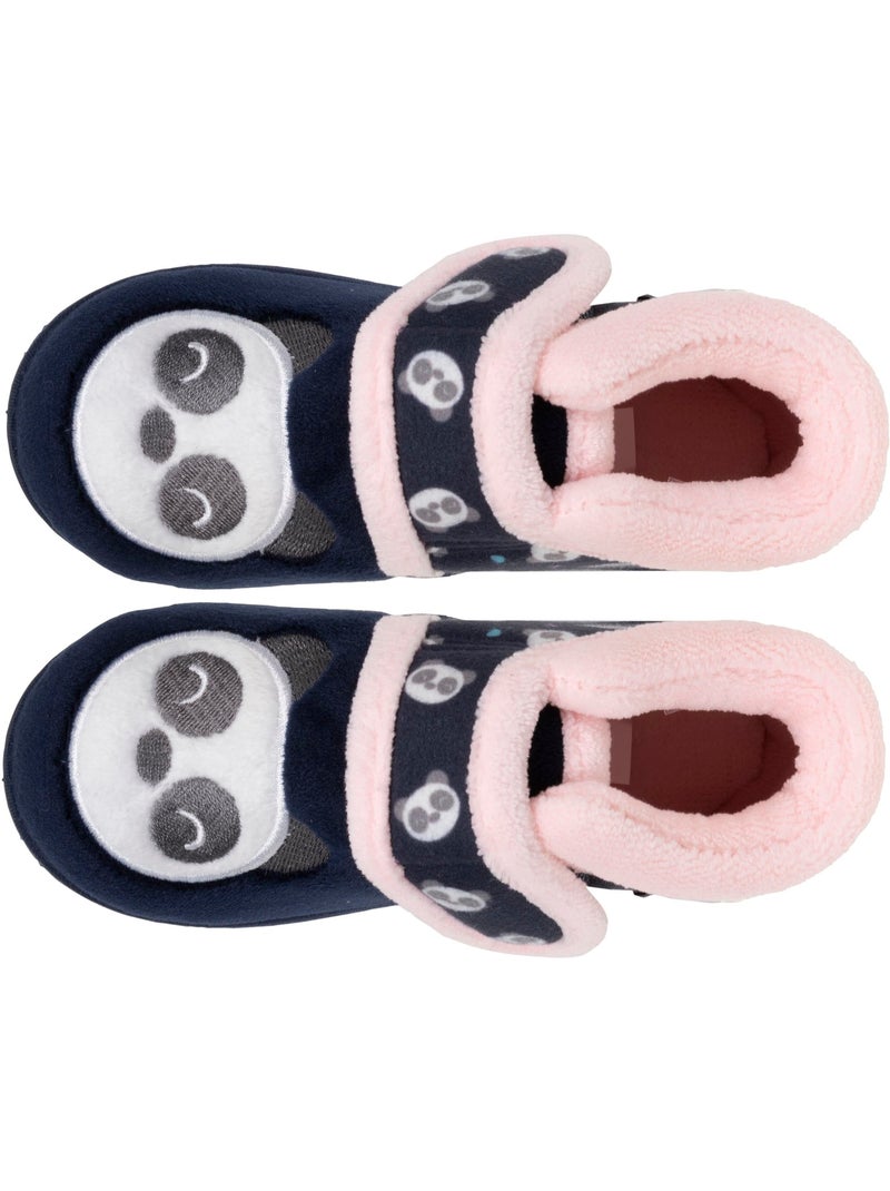 Zapatillas botines con cierre de velcros, buena sujeción bebé niña isotoner Azul marino - Kiabi