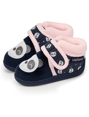 Zapatillas botines con cierre de velcros, buena sujeción bebé niña isotoner