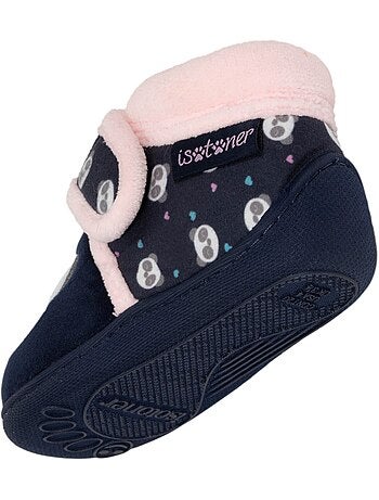 Zapatillas botines con cierre de velcros, buena sujeción bebé niña isotoner
