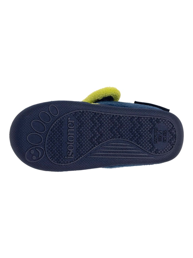Zapatillas botines con cierre de Velcros, buena sujeción bebé niño Isotoner Azul marino - Kiabi