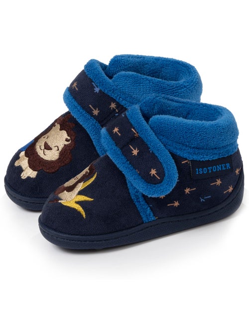 Zapatillas botines con cierre de velcros, buena sujeción bebé niño isotoner - Kiabi