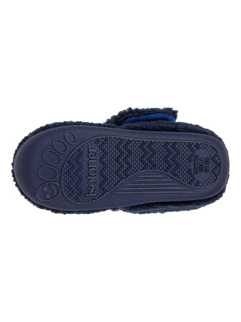 Zapatillas botines con cierre de Velcros, buena sujeción niño Isotoner Azul marino - Kiabi