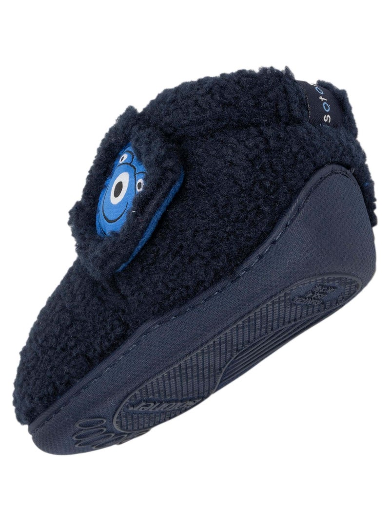Zapatillas botines con cierre de Velcros, buena sujeción niño Isotoner Azul marino - Kiabi