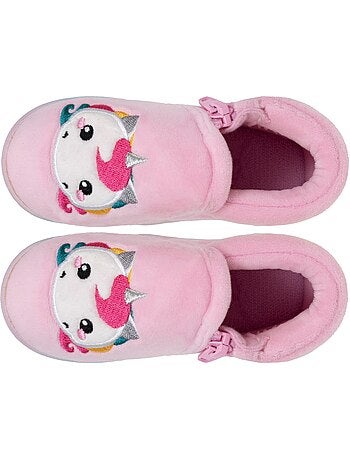 Zapatillas botines con cremallera, fácil de poner, buena bebé niña isotoner