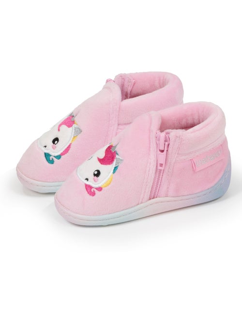 Zapatillas botines con cremallera, fácil de poner, buena bebé niña isotoner - Kiabi Zapatillas botines con cremallera, fácil de poner, buena bebé niña isotoner - Kiabi