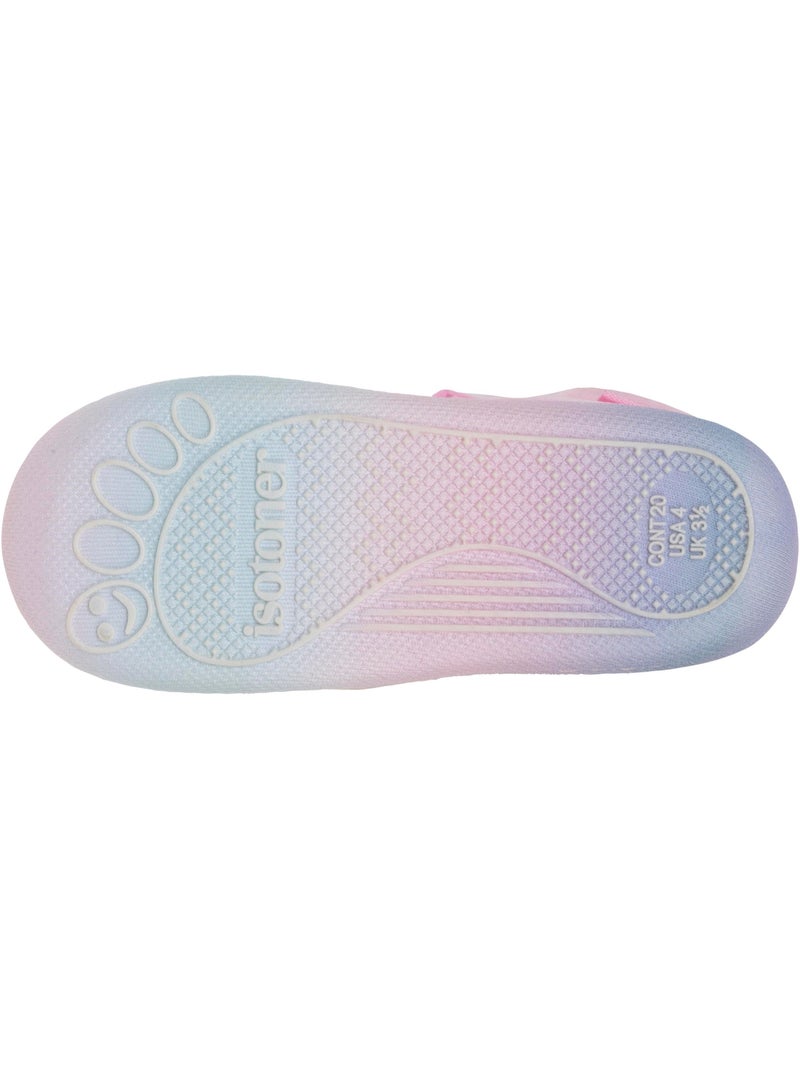 Zapatillas botines con cremallera, fácil de poner, buena bebé niña isotoner Rosa - Kiabi