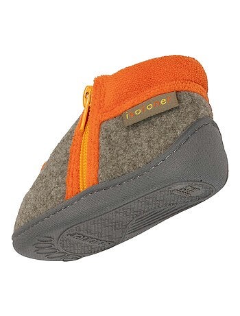 Zapatillas botines con cremallera, fácil de poner, buena bebé niño Isotoner