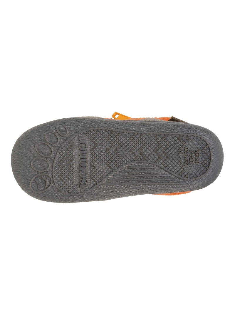 Zapatillas botines con cremallera, fácil de poner, buena bebé niño Isotoner Caqui - Kiabi