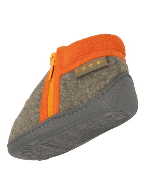 Zapatillas botines con cremallera, fácil de poner, buena bebé niño Isotoner - Kiabi