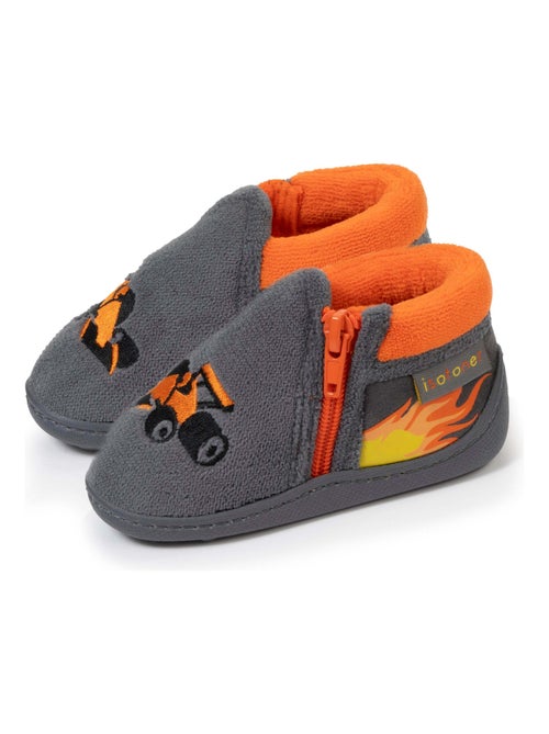 Zapatillas botines con cremallera, fácil de poner, buena bebé niño Isotoner - Kiabi