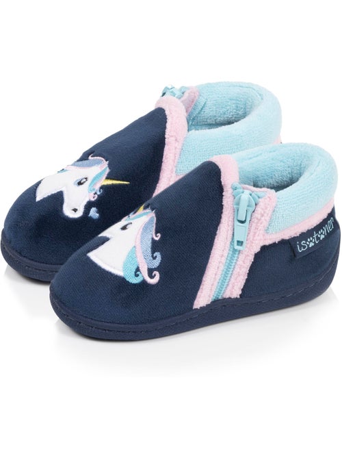 Zapatillas botines con cremallera, fáciles de poner, buena bebé niña Isotoner - Kiabi