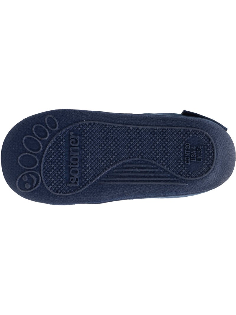 Zapatillas botines con cremallera, fáciles de poner, buena bebé niña Isotoner Azul marino - Kiabi