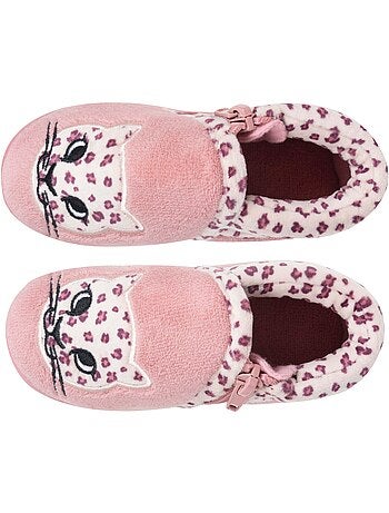 Zapatillas botines con cremallera, fáciles de poner, buena bebé niña isotoner