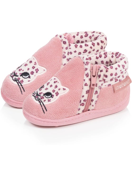 Zapatillas botines con cremallera, fáciles de poner, buena bebé niña isotoner - Kiabi Zapatillas botines con cremallera, fáciles de poner, buena bebé niña isotoner - Kiabi