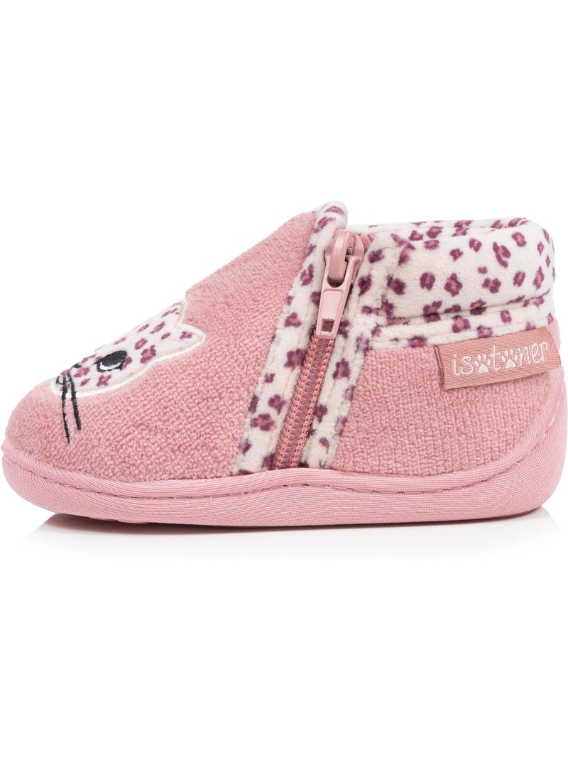 Zapatillas botines con cremallera, fáciles de poner, buena bebé niña isotoner Rubor - Kiabi