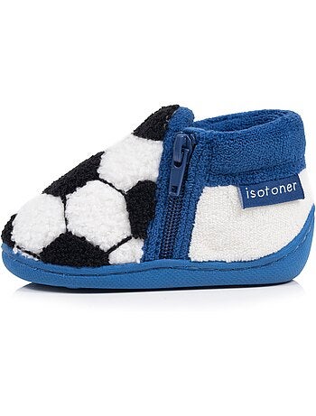 Zapatillas botines con cremallera, fáciles de poner, buena bebé niño Isotoner