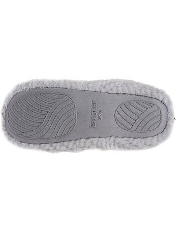 Zapatillas botines imitación de piel, suela antideslizante mujer isotoner