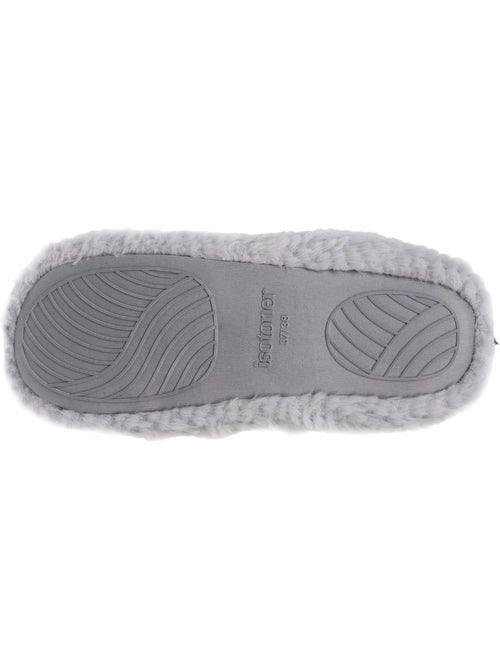 Zapatillas botines imitación de piel, suela antideslizante mujer isotoner - Kiabi