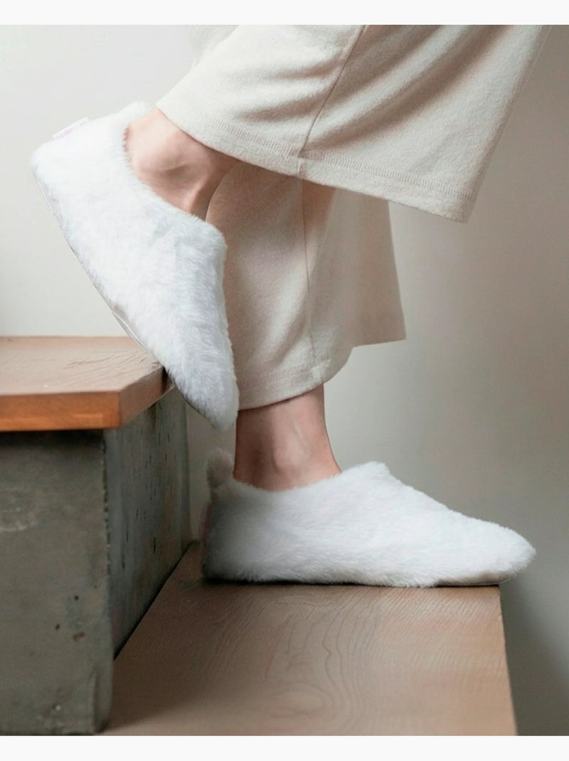 Zapatillas botines imitación de piel, suela de goma mujer Isotoner Marfil - Kiabi