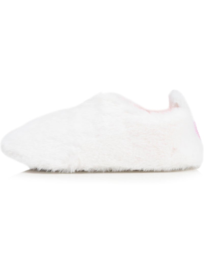 Zapatillas botines imitación de piel, suela de goma mujer Isotoner Marfil - Kiabi