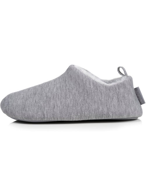 Zapatillas botines jersey, suela de goma antideslizante mujer - Kiabi