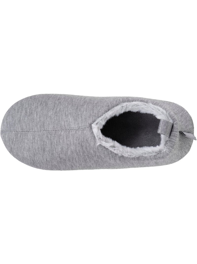 Zapatillas botines jersey, suela de goma antideslizante mujer Isotoner Gris jaspeado - Kiabi