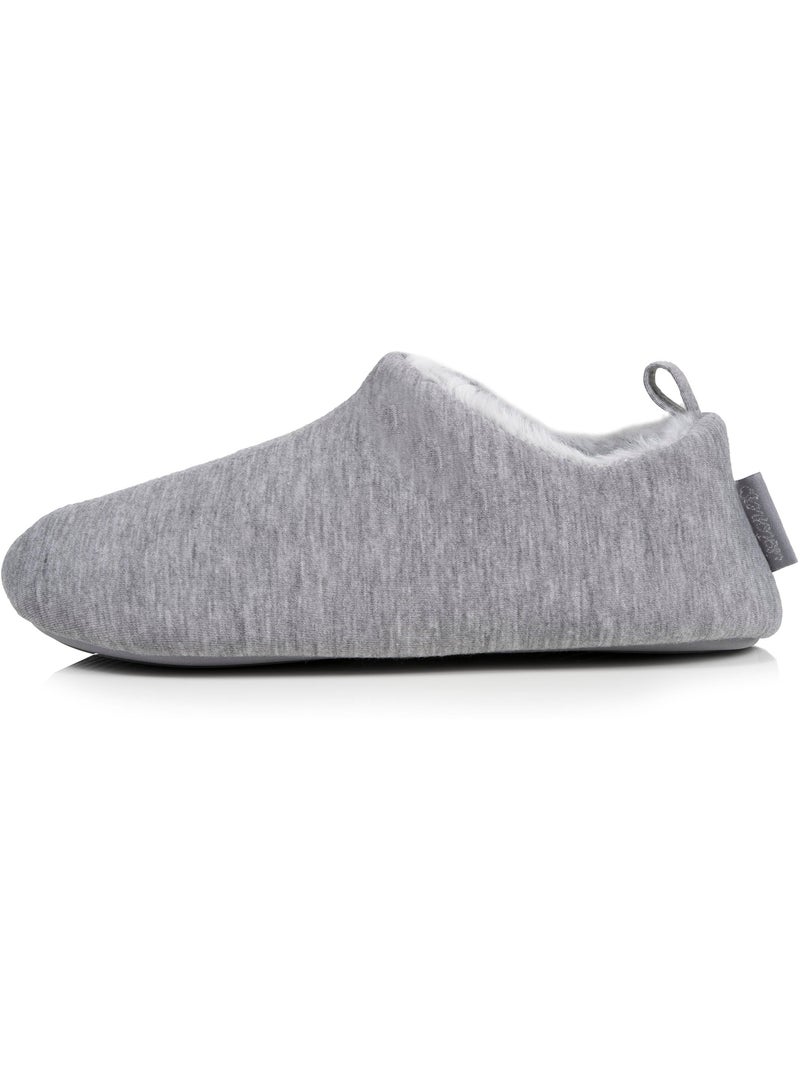 Zapatillas botines jersey, suela de goma antideslizante mujer Isotoner Gris jaspeado - Kiabi