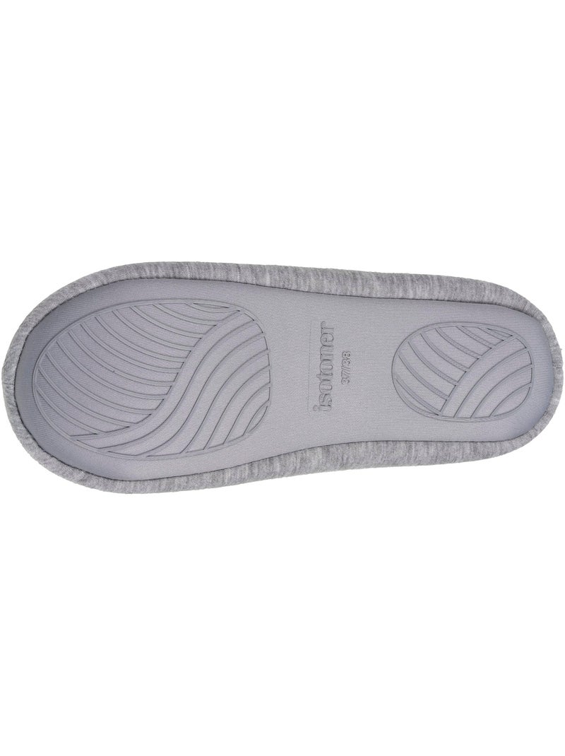 Zapatillas botines jersey, suela de goma antideslizante mujer Isotoner Gris jaspeado - Kiabi