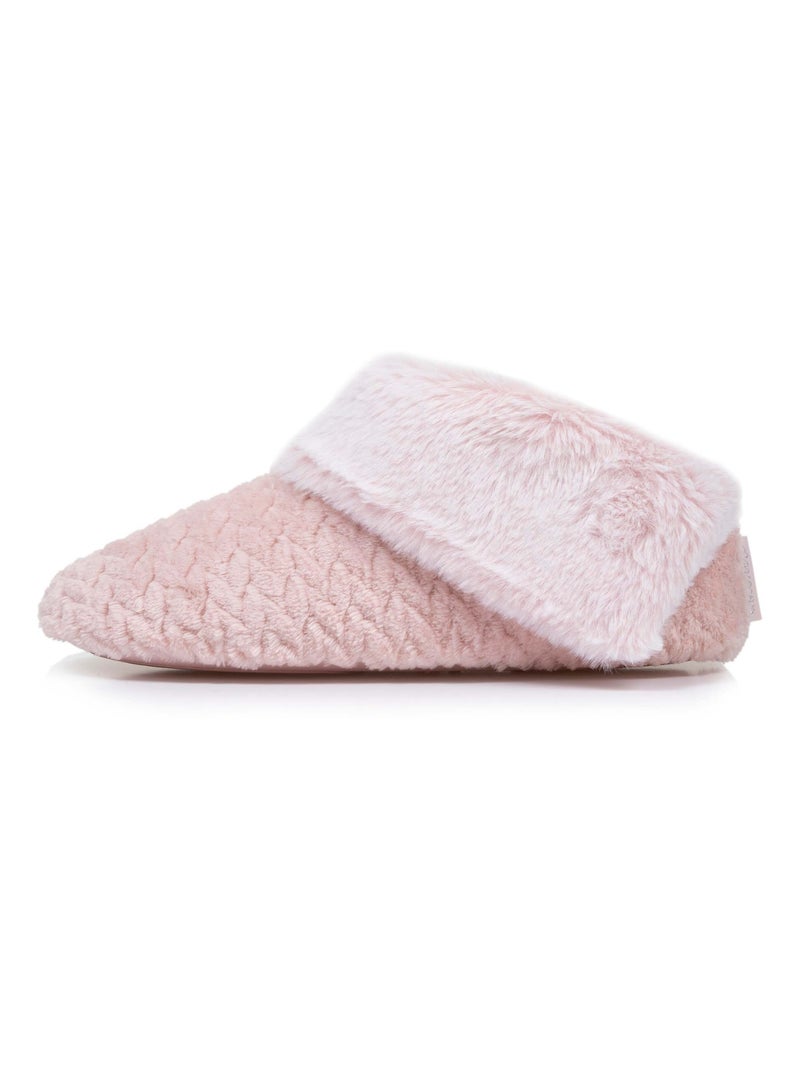 Zapatillas botines microesponja, suela antideslizante mujer Isotoner Rosa - Kiabi