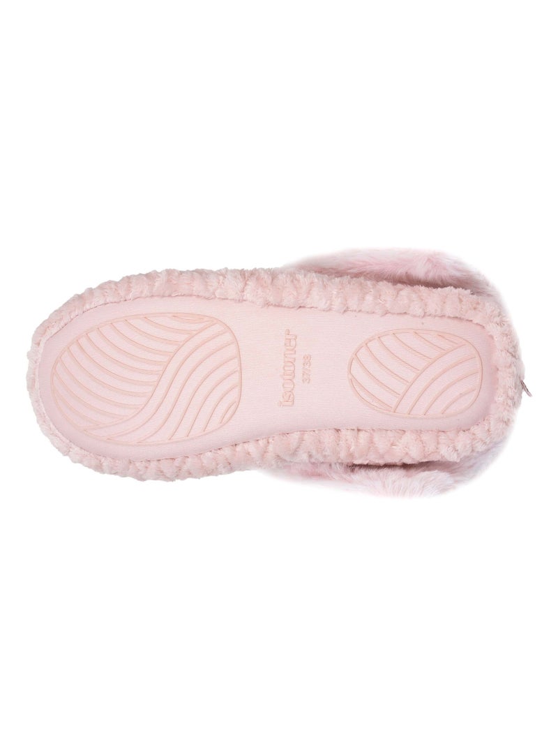 Zapatillas botines microesponja, suela antideslizante mujer Isotoner Rosa - Kiabi