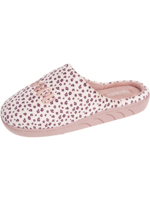 Zapatillas botines microvellón con estampado de leopardo, niña Isotoner - Kiabi Zapatillas botines microvellón con estampado de leopardo, niña Isotoner - Kiabi