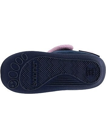 Zapatillas botines microvellón con sujeción reforzada, bebé niña isotoner