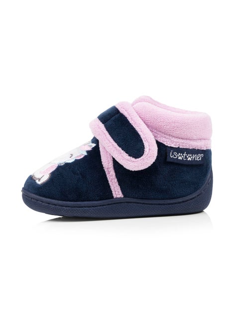 Zapatillas botines microvellón con sujeción reforzada, bebé niña Isotoner - Kiabi