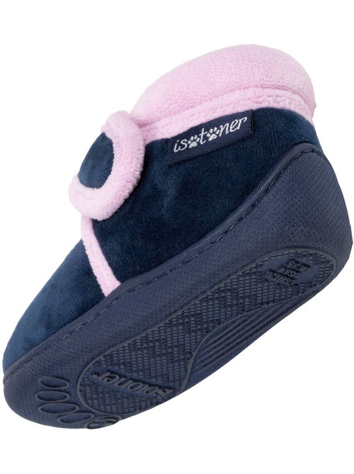 Zapatillas botines microvellón con sujeción reforzada, bebé niña isotoner - Kiabi Zapatillas botines microvellón con sujeción reforzada, bebé niña isotoner - Kiabi
