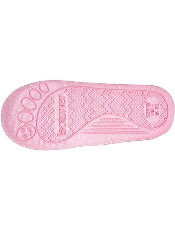 Zapatillas botines microvellón con sujeción reforzada, bebé niña isotoner