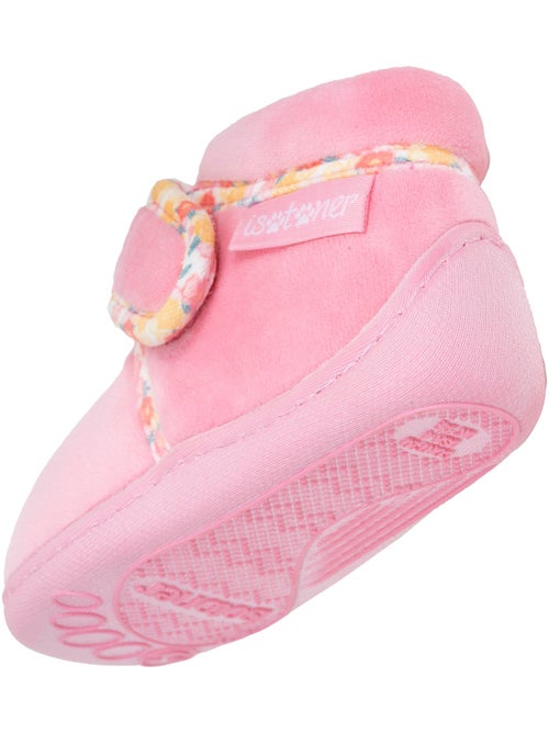 Zapatillas botines microvellón con sujeción reforzada, bebé niña isotoner - Kiabi Zapatillas botines microvellón con sujeción reforzada, bebé niña isotoner - Kiabi