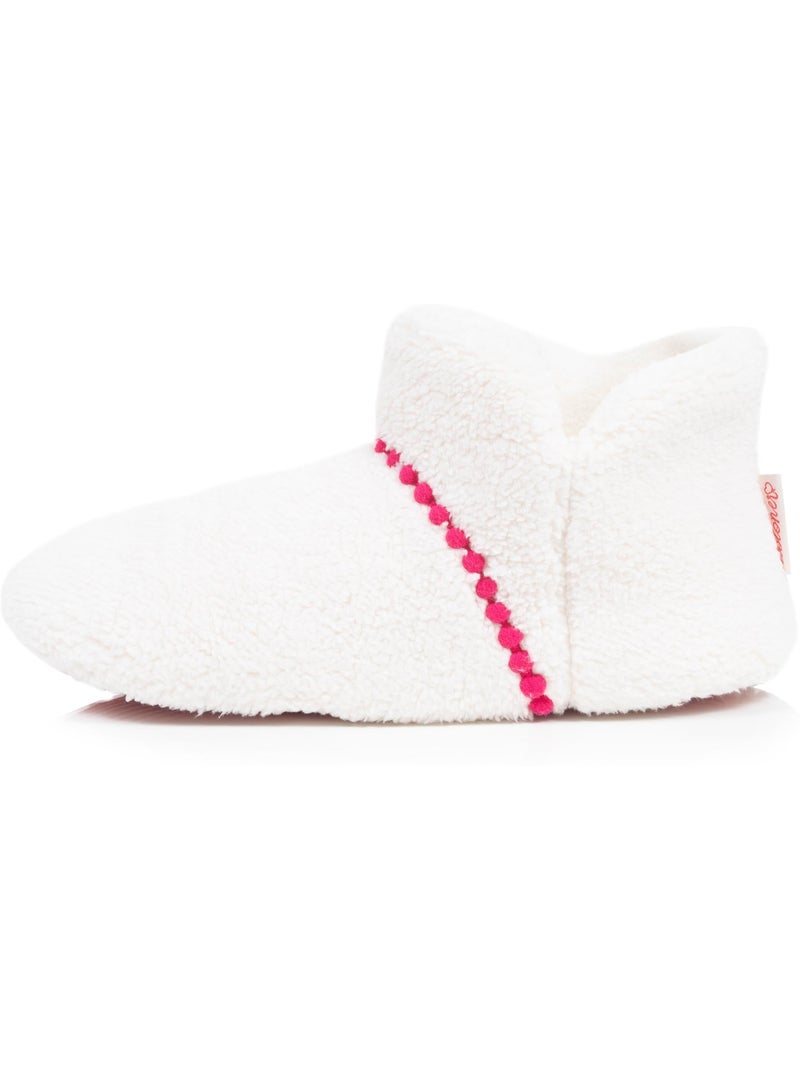 Zapatillas botines  mujer isotoner Marfil - Kiabi
