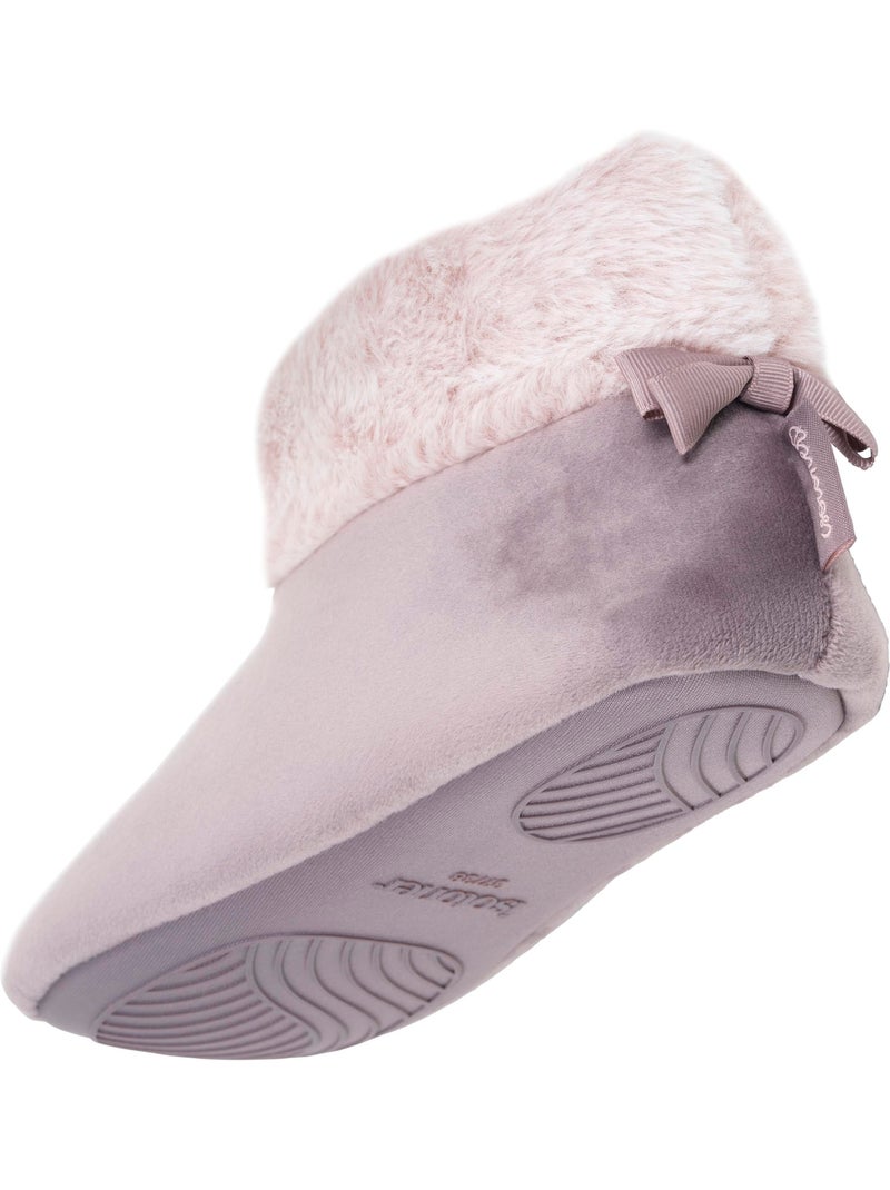 Zapatillas botines  mujer isotoner Taupe - Kiabi
