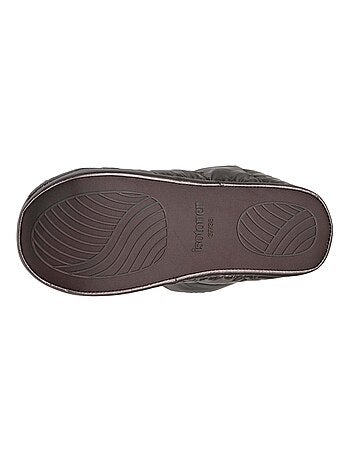 Zapatillas botines nylon metalizado, suela antideslizante mujer Isotoner