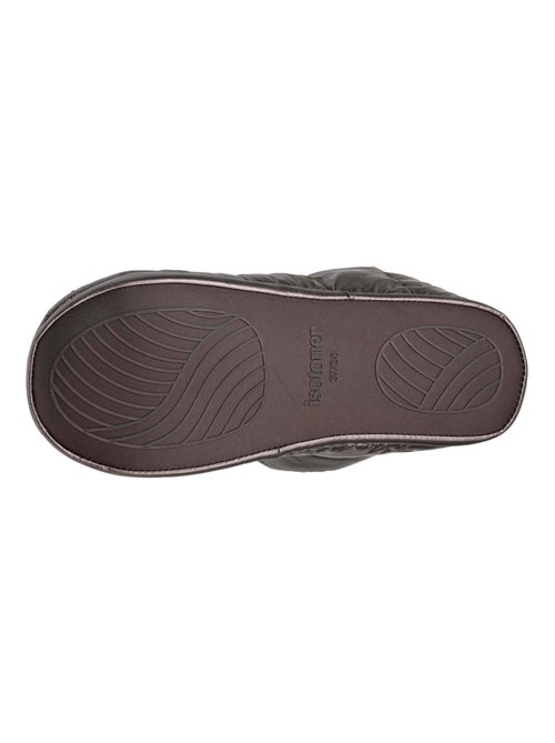Zapatillas botines nylon metalizado, suela antideslizante mujer Isotoner - Kiabi