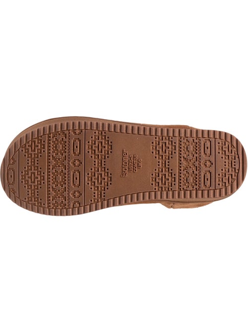 Zapatillas botines parte superior de cuero, suela de mujer isotoner - Kiabi Zapatillas botines parte superior de cuero, suela de mujer isotoner - Kiabi