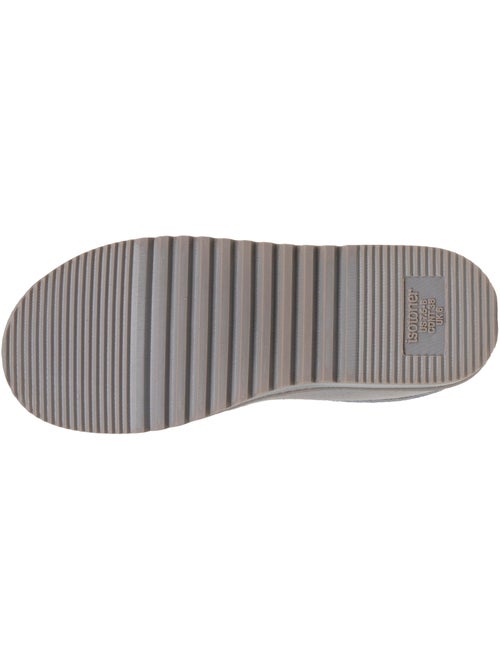 Zapatillas botines parte superior de cuero, suela de mujer isotoner - Kiabi Zapatillas botines parte superior de cuero, suela de mujer isotoner - Kiabi