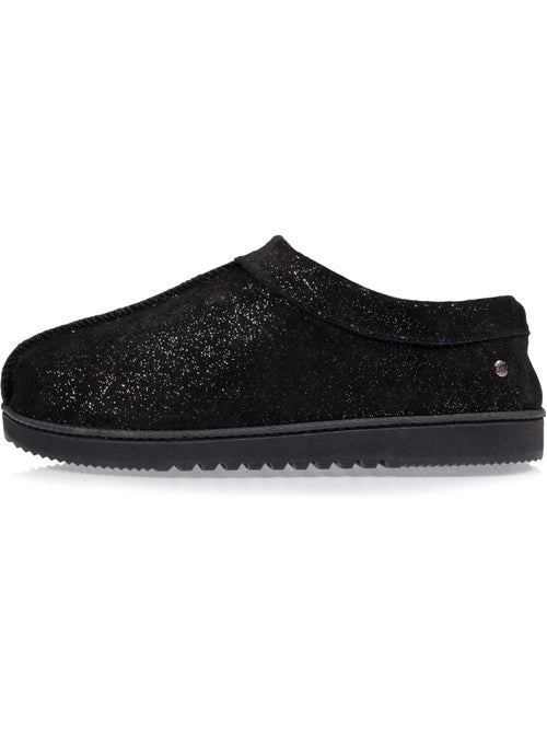 Zapatillas botines parte superior de cuero, suela de mujer isotoner - Kiabi Zapatillas botines parte superior de cuero, suela de mujer isotoner - Kiabi