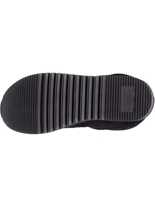 Zapatillas botines parte superior de cuero, suela de mujer isotoner - Kiabi Zapatillas botines parte superior de cuero, suela de mujer isotoner - Kiabi