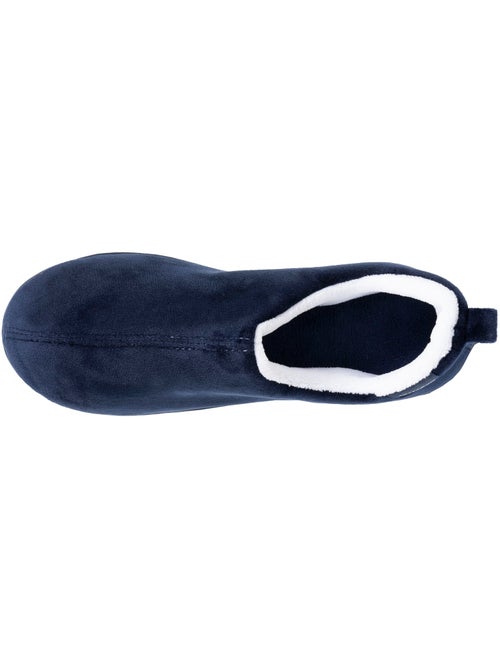 Zapatillas botines plantilla ergonómica microvelour con mujer Isotoner - Kiabi