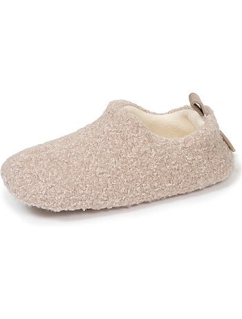 Zapatillas botines sherpa, suela antideslizante mujer isotoner